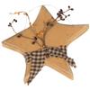 Farmhouse Small Star Decoration, Mustard Yellow view 1
