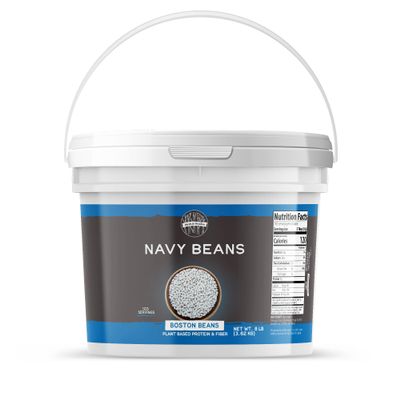 Birch & Meadow 1 Gallon of Navy Bean, Nutty Taste, Soups & Stews