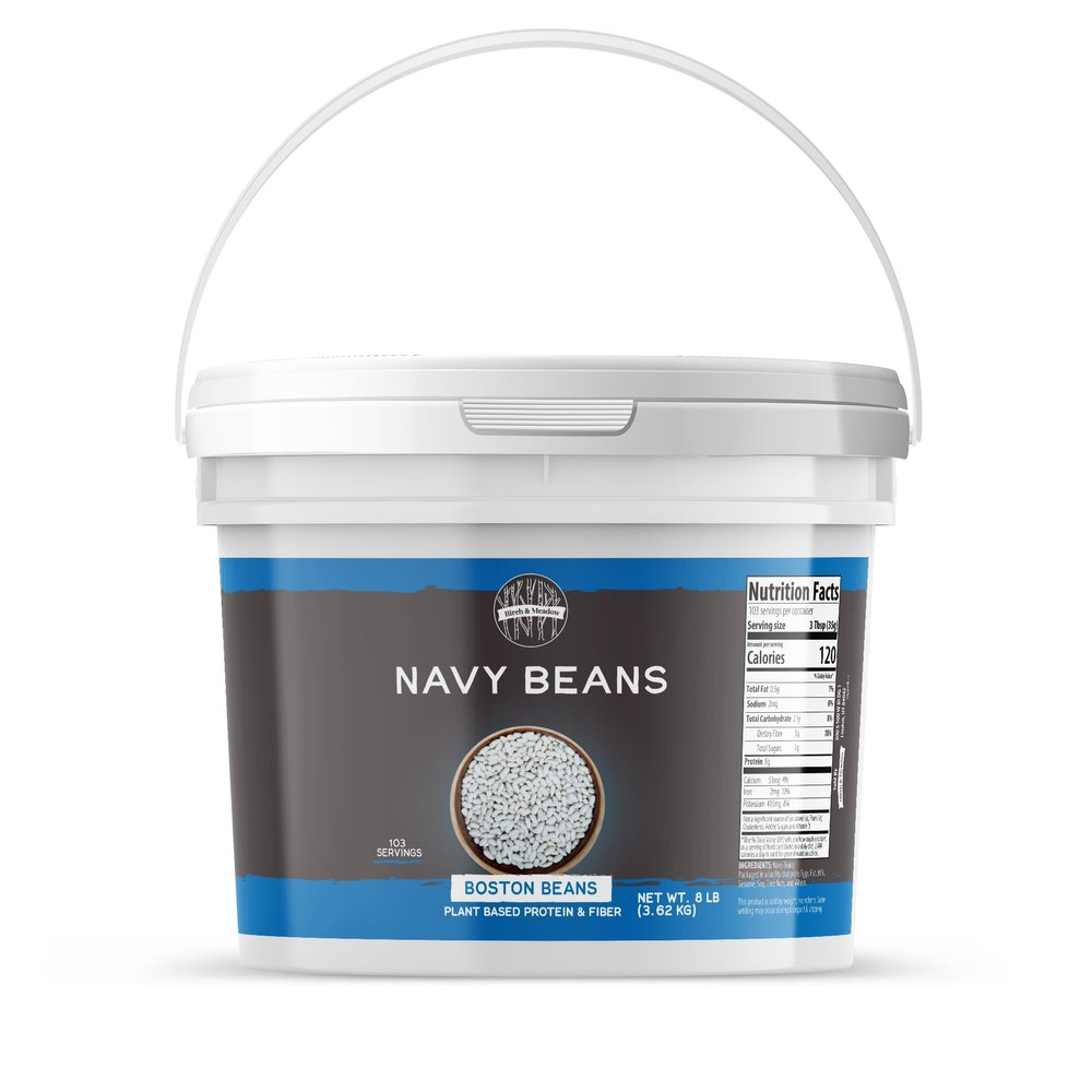 Birch & Meadow 1 Gallon of Navy Bean, Nutty Taste, Soups & Stews