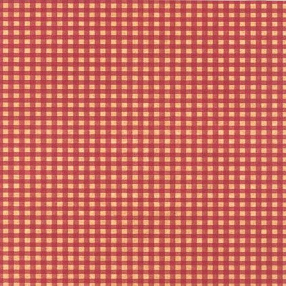 Red Gingham Kraft Tissue Paper