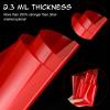 2 Rolls Christmas Cellophane Wrap Roll Green Red Cellophane Wrap 12 in x 49.25 ft Colored Cellophane Wrapping Paper Plastic Wrap for Gift Basket Treats Wrapping Holiday Decoration view 4