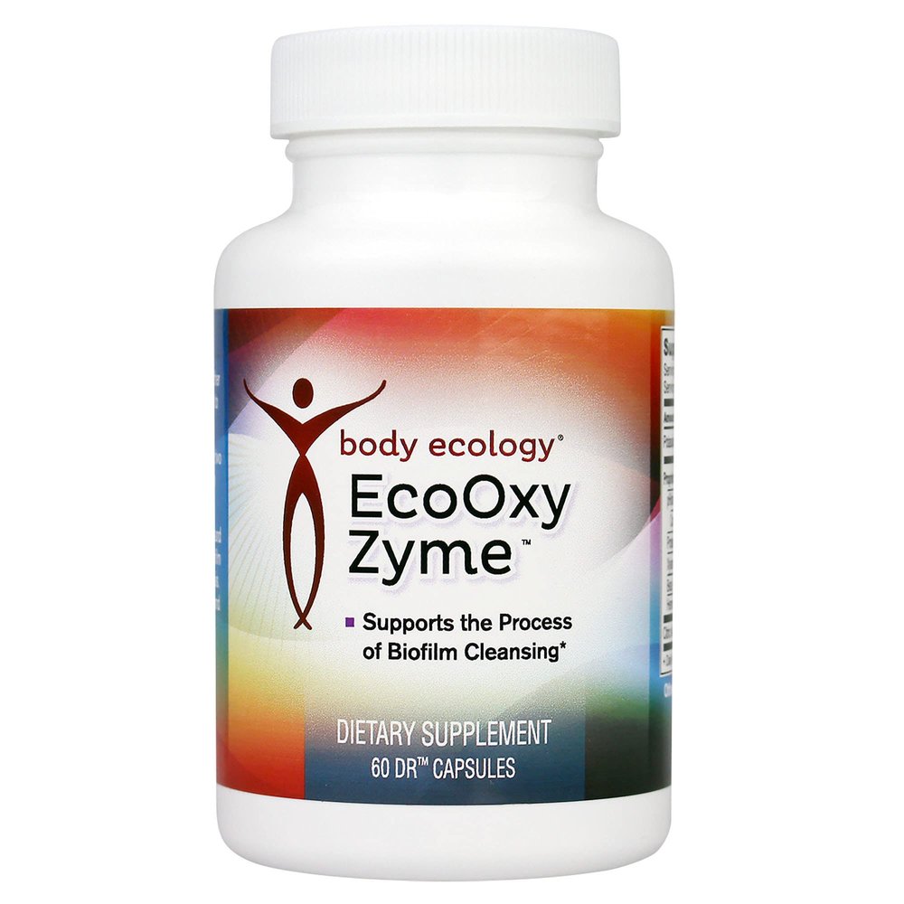 Body Ecology EcoOxyZyme | Multi-Enzyme Digestive Supplement | Supports Immune System and Gut Health | Biofilm Disruptor | 60 Count