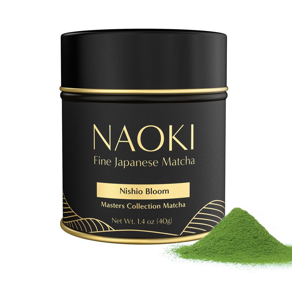 Naoki Matcha Nishio Bloom Masters Collection Matcha Authentic Japanese Ceremonial Grade Matcha Green Tea Powder from Nishio, Japan (40g / 1.4oz)