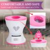 EXJIOTA Yoni Steam Kit, Steaming Seat Yoni Steam Pot with Remote Control and Steaming Herbs(20 Bags),100 PCS Disposable Seat Covers, Update Electric V Steam at Home Kit for Women Health view 2