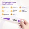 Easy@Home Basal Body Thermometer: BBT for Fertility Prediction with Memory Recall- Accurate Digital Basal Thermometer for Temperature Monitoring with Premom App - EBT-018 view 2