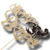 12 constellation theme cake topper Scorpio birthday party golden flashing decoration cake decoration plug-in (Scorpio) view 2