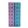 6 PC Weekly Pill Storage Travel 7 Day Pill Holder Vitamin Container Organizer view 2