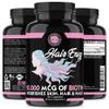 Angry Supplements Hair Envy 10,000 mcg Biotin + Keratin, Grow + Hydrate Hair, Strengthen Thicken Nails, Clear & Nourish Skin  Help Damaged Thinning Hair, (3-Bottles) view 3