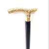 37 Wooden Walking Cane | Walking Stick Beautiful Brass Golden & Black Wooden Head Walking Stick for Men and Women view 1