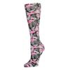 Celeste Stein Therapeutic Graduated Women Compression Socks, Denim Vintage Santa, Diabetic Socks For Womens & Nurses Travel, For Swelling & Improve Circulation In Legs, For 15-20 mmHg Regular Calf view 1