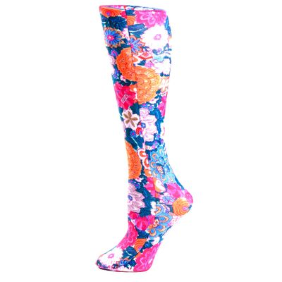 Celeste Stein Therapeutic Graduated Compression Socks, Lin, 8-15 mmHg Queen Plus Calf