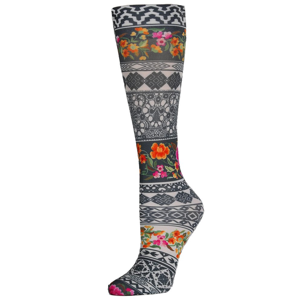 Celeste Stein Therapeutic Graduated Compression Socks, Nan, 15-20 mmHg Queen Plus Calf