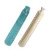 BcofoA Hot Water BottleLong hot Water Bottle withPure Natural RubberSuper Soft FabricReusable Warm or Ice Packs for Injuries72cm (Color : Green) view 1