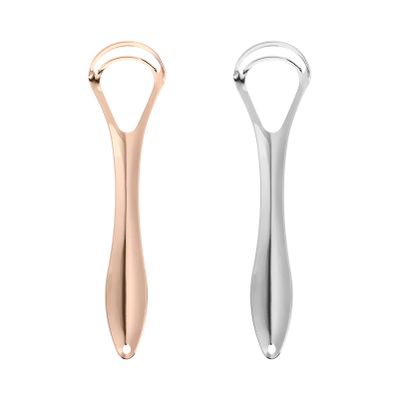 2pcs Stainless Steel Double-layer Portable Tongue Scraper for Oral Care with Cases and Lightweight Design for Home and Travel Use
