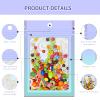 100 Holographic Gradient Mylar Bags with Clear Window, Resealable Zip Pouch, Packaging Party Sample Bags (Purple&Light Blue, 3.5x4.7 Inch) view 3