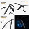 Haigfore Blue Light Blocking Glasses Lightweight Men Women Computer Gaming Glasses Anti Eyestrain TR90 Frame 092309 (Tortoiseshell) view 4