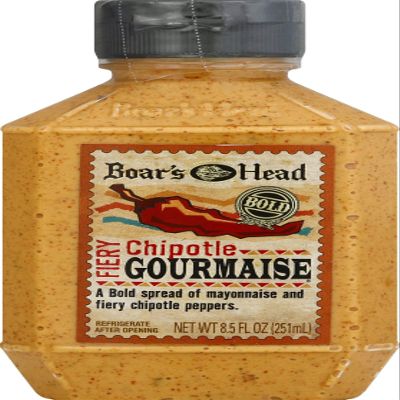 BOARS HEAD CHIPOTLE GOURMAISE REGULAR FAT CONTENT SQUEEZE BOTTLE RP 8.5 OZ- pack. 3