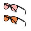 BRADDELL FL-41 Rose & FL-60 Wayfarer Blue Light Glasses for Migraine Light Sensitivity, Fluorescent LED Lighting & Concussion view 4