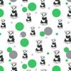 GRAPHICS & MORE I Love Pandas with Bamboo Shoots Premium Gift Wrap Wrapping Paper Roll view 1