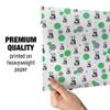 GRAPHICS & MORE I Love Pandas with Bamboo Shoots Premium Gift Wrap Wrapping Paper Roll view 4