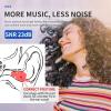 LYSIAN High Fidelity Concert Ear Plugs (2 Pairs), Snug Fit Size Reusable Noise Reduction Earplugs for Musicians, Drummers, DJs - 23dB Hearing Protection for Concerts, Festivals, Raves & Gaming view 2