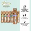 Jack N' Jill Kids Plastic Free Bio Toothbrush, Zero Waste Nylon Bristles Which are Soft on The Gums, Ergonomic Handles for Little Hands, Suitable from First Tooth Elephant view 2
