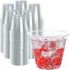 300 Count 9 Oz Clear Plastic Cups, PET Plastic Crystal Clear Cups, 9oz Disposable Cups for Party Wedding Event, Cold Drink Cup for Cocktail Champagne Sparkling Wine Whisky Juice Iced Coffee Soda Water view 1