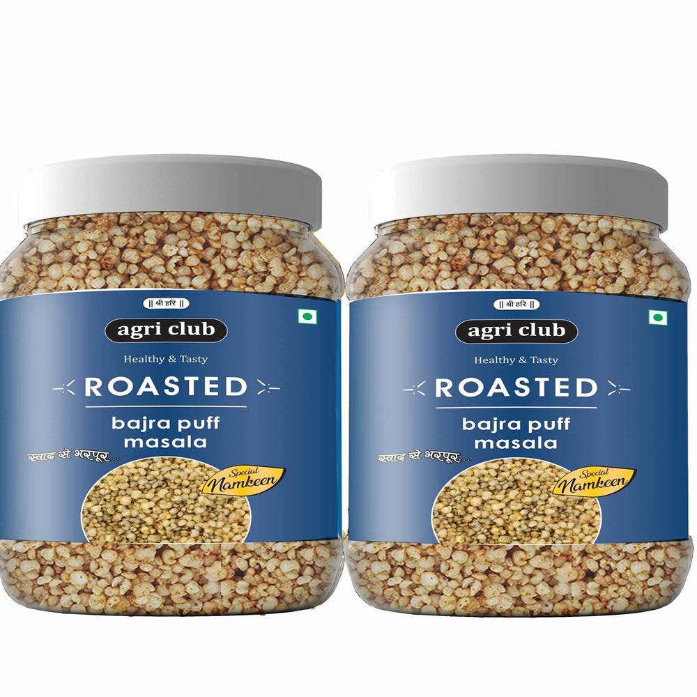 Agri Club Roasted Bajra Puff Masala 280g (each 140g)