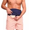 SIIL Ostomy Belt Blue for abdomen Colostomy, Ileostomy or Urostomy | Ostomy Bag Covers Swimming & Sports | Stoma Support Belt (M) view 1