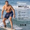 SIIL Ostomy Belt Blue for abdomen Colostomy, Ileostomy or Urostomy | Ostomy Bag Covers Swimming & Sports | Stoma Support Belt (M) view 2