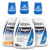 Orajel Nonseptic Mouth Sore Rinse 16oz, Soothing Mint Flavor, Provides Pain Relief, Promotes Healing, 3-Pack view 1