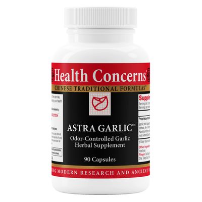 Health Concerns Astra Garlic Heart Health & Circulation Support Garlic, Reishi, Astragalus & Fo-Ti Supplement Blood Flow & Immune Formula Chinese Herbal Blend 90 Capsules
