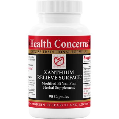 Health Concerns Xanthium Relieve Surface - Immune Support Supplement - Phlegm, Sinus Allergy, Nasal Congestion & Skin Rash Support - Traditional Chinese Formula - 90 Capsules