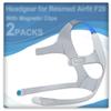 2Packs Replacement CPAP Headgear for Airfit F20 with Clips & Hook, 2Packs Replacement Headgear Compatible with AirFit F20(Standard),Flexible Headgear Elasticity, Great-Value Supplies by Medihealer. view 1