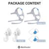 2Packs Replacement CPAP Headgear for Airfit F20 with Clips & Hook, 2Packs Replacement Headgear Compatible with AirFit F20(Standard),Flexible Headgear Elasticity, Great-Value Supplies by Medihealer. view 2