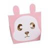 20pcs Rabbit Candy Box Paper Gift Bag with Window Children Birthday Party Supplies Favors Packaging Boxes view 2