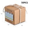 100pcs Candy Box Kraft Paper Little Little Princess Crown Gift Boxes Baby Shower Bag for Girls Boys Birthday Party Blue Pink view 4