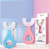 Anshka 360 Baby U-Shaped Toothbrush, Kids U-Shaped Toothbrush, Portable Toothbrush Oral Cleaning Tools, Care for Your Kids Oral Health (Blue+pink 6-13t) view 2