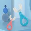 Anshka 360 Baby U-Shaped Toothbrush, Kids U-Shaped Toothbrush, Portable Toothbrush Oral Cleaning Tools, Care for Your Kids Oral Health (Blue+pink 2-6t) view 3