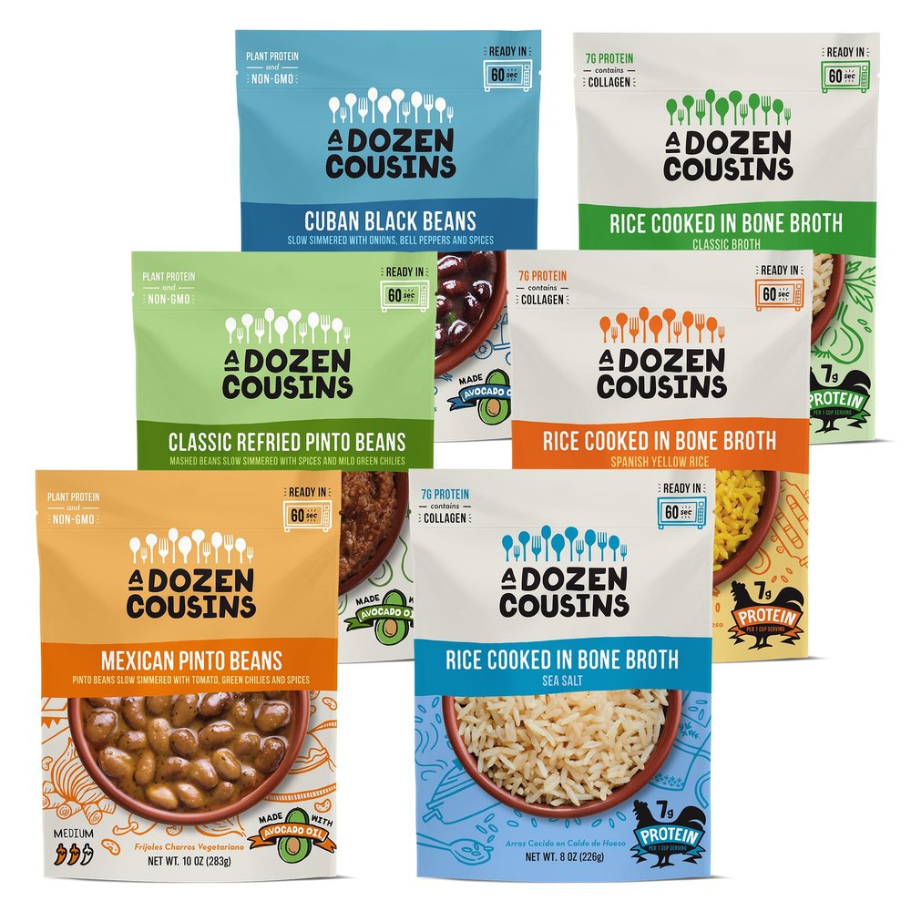 A Dozen Cousins Beans and Rice Variety Pack (6 Pack)