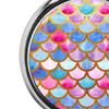 2PCS Portable Round Metal Pill Box Case Mini Medicine Tablet Organizer Container Holder for Pocket Purse Handbag Travel Gift - Compact 3 Compartments,Random Color view 4