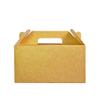PandaPandaPPS 50 Pack Brown Gable Boxes (8.25"5"4") for Foods, Gifts and Party Favors, Treat Boxes Candy Cookie Snack Goodie Gift Boxes for Birthday, Wedding, Baby Shower view 1