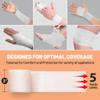 6 Pack, Self Adherent Cohesive Tape - 2 x 5 Yards, Self Adhesive Bandage Rolls & Sports Athletic Wrap for Ankle, Wrist, Knee Sprains and Swelling, Vet Wraps in White Color view 2