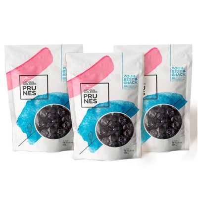 ARASHAN Dried Plums Grown And Plucked From Pristine Plum Trees At The Foot Of The Holy Mountain In Jalal-Abad, Kyrgyzstan Dried Prunes, Pitted Non-GMO, Halal, Gluten Free, Vegan (3 LB)