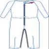 Ovidis Daytime Dementia Clothes - Alzheimers Anti-Strip Jumpsuit with Back-Zipper for Elderly Men - Charly Blue S view 2