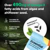 Complement Essential Vegan Multivitamin for Men & Women (60 Servings, 180 Capsules) with Omega-3 DHA & EPA, B12, Vitamin D3 & K2, Zinc, Selenium, Magnesium, Iodine - Supports Immunity & Overall Health view 4