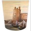 Amputee Sock "Wales Castle Mural A",Residual Wound Sock, 3PLY view 1