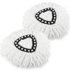 2 Pack Spin Mop Refill Replacement Head Compatible with Ocedar EasyWring Spinning Mop - Microfiber Mop Replace Heads view 1