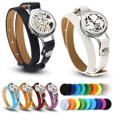 Bonuci 2 Pcs Essential Oil Diffuser Bracelet for Women Girls Xmas Gift Set