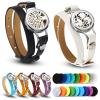 Bonuci 2 Pcs Essential Oil Diffuser Bracelet for Women Girls Xmas Gift Set view 1